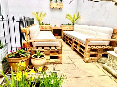 Patio, Garden, Seating area, Garden view