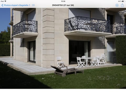 Deauville rez de jardin/Garden Floor Apartamento in Deauville