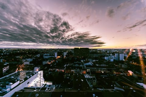 Day, Bird's eye view, City view, Sunrise, Sunset