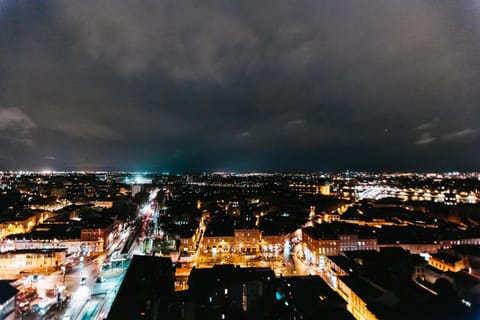 Night, Bird's eye view, View (from property/room), City view, Mountain view, Sunrise, Sunset