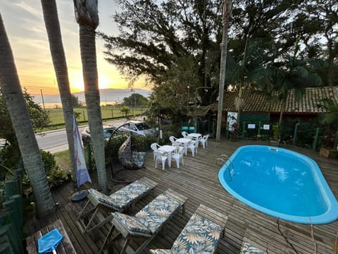 Garden, Pool view, Swimming pool, Sunset