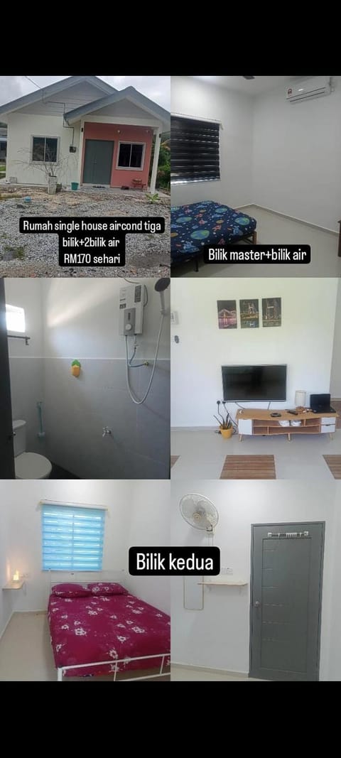 Chalet HSNZ KTCC RM50 aircond homestay RM100 Kakmah pantai timur guest house Kuala Terengganu Chalet in Terengganu, Malaysia