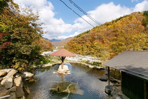 Natural landscape, Hot Spring Bath, Area and facilities, Open Air Bath