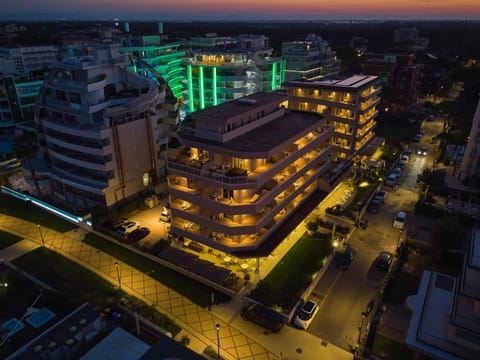 Property building, Night, Neighbourhood, City view, Street view, Location