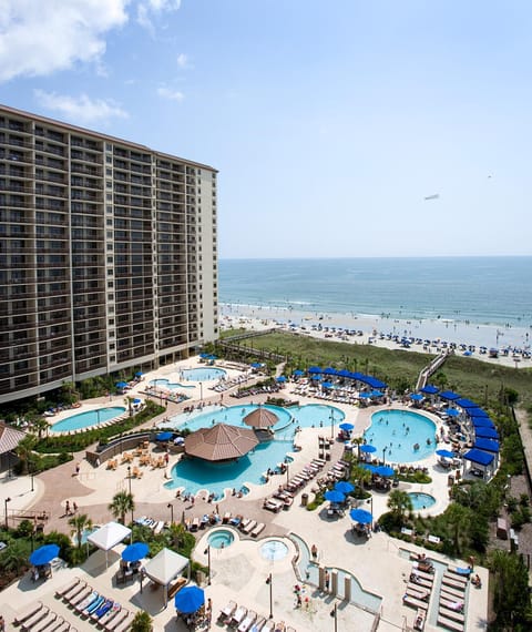 Bird's eye view, Beach, Swimming pool