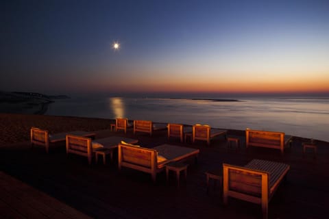 Pool view, Swimming pool, Sunset