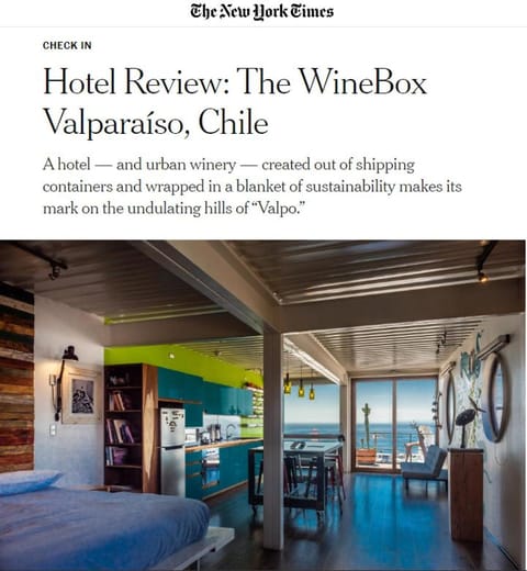 Hotel Winebox Valparaiso Hôtel in Valparaiso