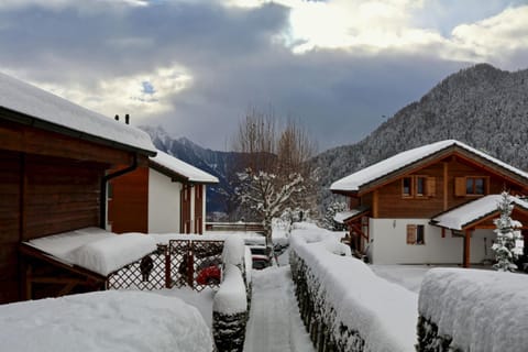 Winter, Balcony/Terrace, On site, Mountain view, Sunset
