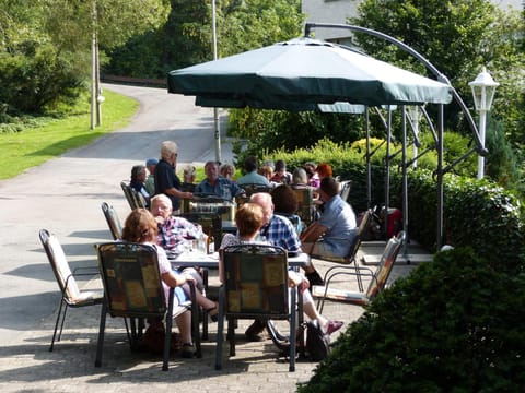 People, Balcony/Terrace, group of guests