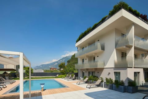 Property building, Pool view, Swimming pool