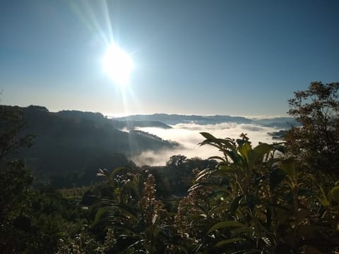 Natural landscape, Mountain view, Sunrise