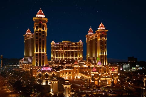 Property building, Night, Bird's eye view