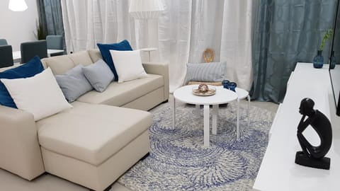 Elegant Modern Blue Apartment Condo in Praia