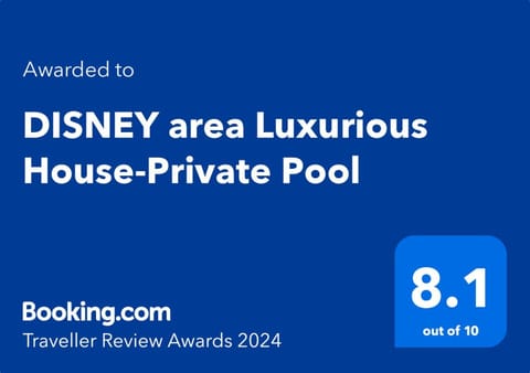 DISNEY area Luxurious House-Private Pool House in Four Corners