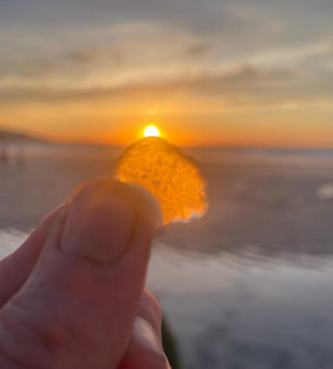 Natural landscape, Sea view, Sunset