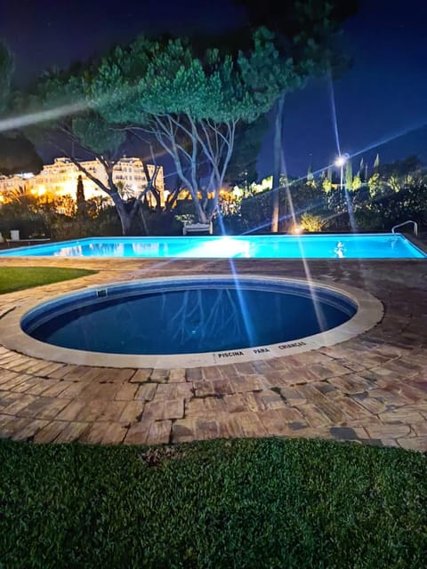 Night, Garden, Garden view, Pool view, Swimming pool