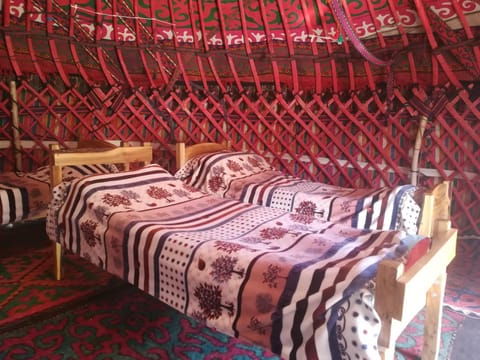 Yurt Camp Azamat at Song Kol Lake Luxury tent in Kazakhstan