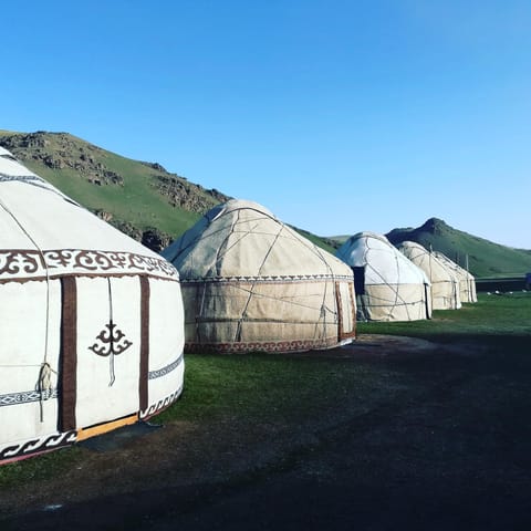 Yurt Camp Azamat at Song Kol Lake Luxury tent in Kazakhstan