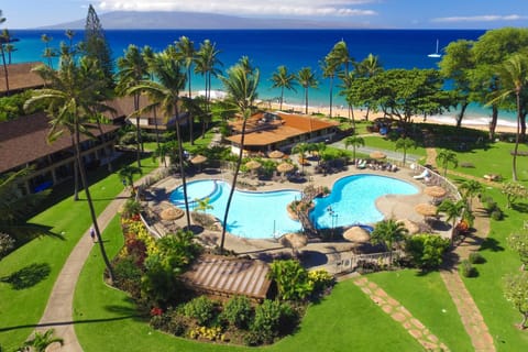 Day, Natural landscape, Bird's eye view, Garden, Beach, Garden view, Pool view, Sea view, Area and facilities, Swimming pool
