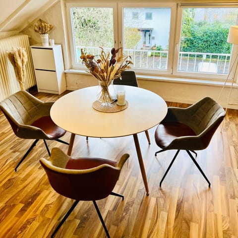 Große Dachgeschosswohnung mit Küche und Badezimmer an der Uniklinik Homburg Apartment in Saarland, 66, Germany