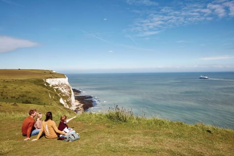 People, Natural landscape, Sea view