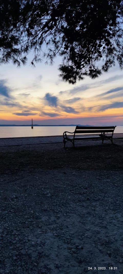 Beach, Sea view, Sunset
