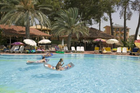 Nearby landmark, Day, People, Garden, Garden view, Pool view, Swimming pool, children, group of guests, sunbed