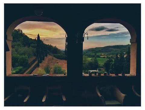Balcony/Terrace, Garden view, Mountain view, Sunset
