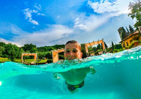 Swimming pool, children