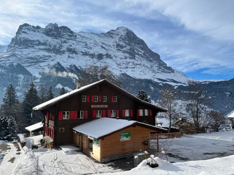 Property building, Natural landscape, Winter, Mountain view