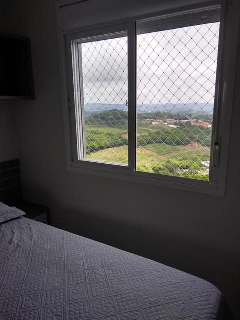 Bed, Bedroom, Mountain view