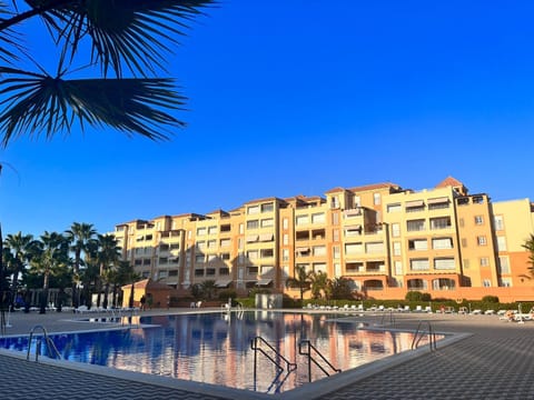 Property building, Pool view, Swimming pool