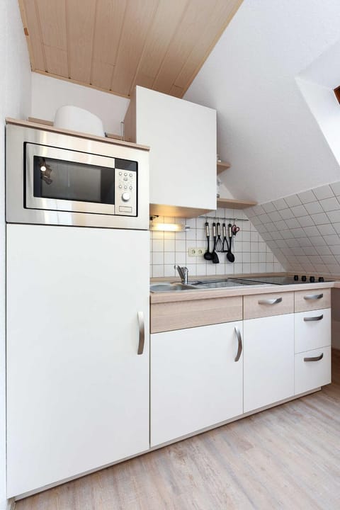 Kitchen or kitchenette, minibar, stove, toaster