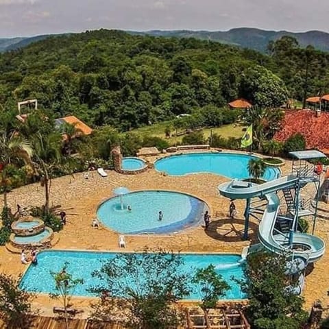 Nearby landmark, Day, Natural landscape, Bird's eye view, Aqua park, Mountain view, Pool view, Swimming pool, sunbed