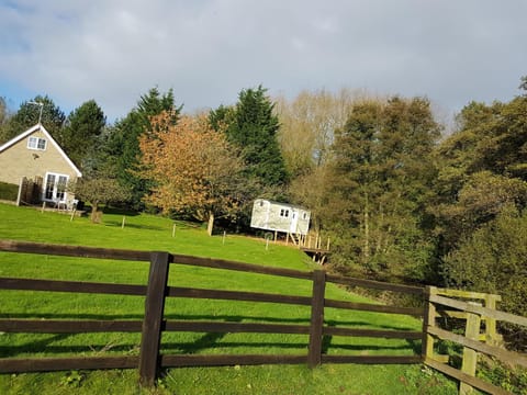Waterside Shepherds Hut Chalet in England