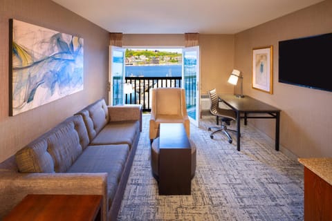 TV and multimedia, Seating area, Lake view