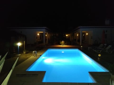 Night, Swimming pool