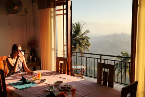 People, Natural landscape, View (from property/room), Dining area, Mountain view