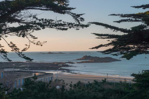 Property building, Sea view, Sunset