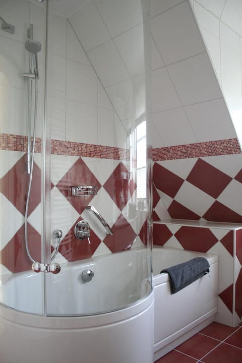 Shower, Bathroom, Photo of the whole room, Decorative detail