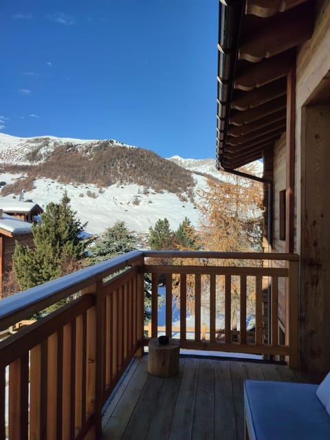 Winter, View (from property/room), Balcony/Terrace, Mountain view