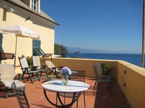 Patio, Day, Sea view