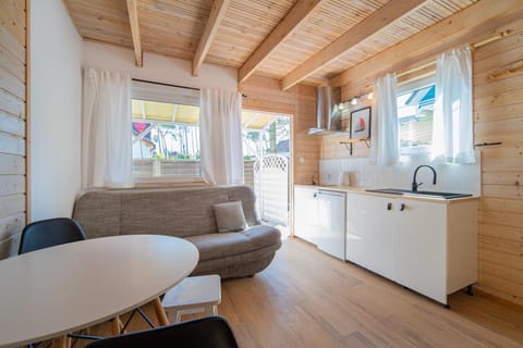 Błękitne domki przy morzu Nature lodge in West Pomeranian Voivodeship, Poland