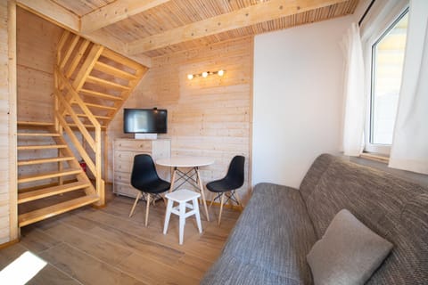 Błękitne domki przy morzu Nature lodge in West Pomeranian Voivodeship, Poland