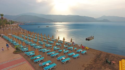 Beach, Sea view, Sunrise