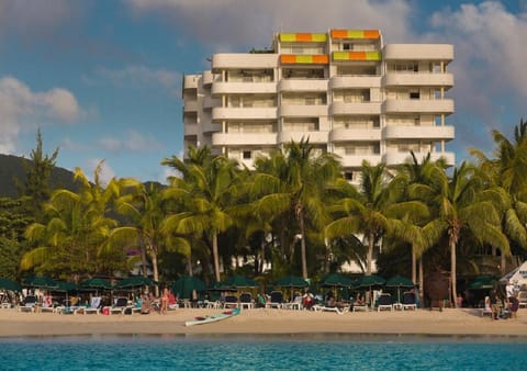 Property building, Beach, sunbed