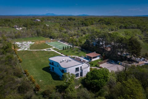 Property building, Natural landscape, Bird's eye view