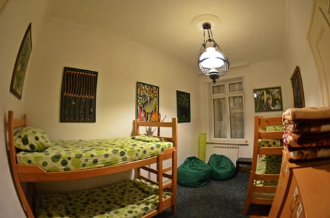 Photo of the whole room, Decorative detail, Street view, bunk bed