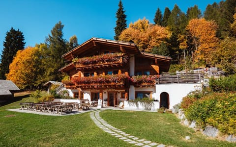 Property building, Garden, Autumn