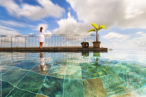 Natural landscape, Pool view, Sea view, Swimming pool